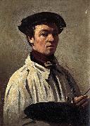 Jean-Baptiste Corot Self-Portrait oil painting reproduction